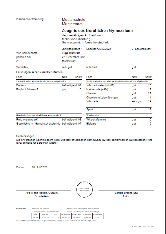 Bw Berufliches Gymnasium Abitur 2024 Berufliches Gymnasium (ab Abitur 2024)